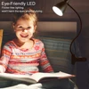38 LED Desk Lamp 3 Color Modes 10 Brightness Dimmer Reading Light Auto Off Timer Desk Light Flexible Gooseneck Clip Book Light 6