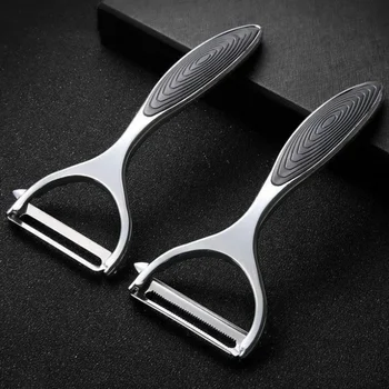 Pelapatate in acciaio inossidabile Pelapatate multifunzione Grattugia per carote Utensili per frutta Accessori da cucina Cucina Pelador 1