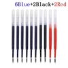 10pcs/set Plastic Ballpoint Pen Refills 99mm Length 0.5mm Pressed Writing Pen Replaceable Rods School Office Stationery Supplies 1