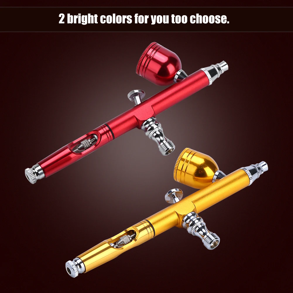 Tattoo Spray Gun Decoration Gun 2 Colors 0.3mm Feed Airbrush Gun Spray Gun Art Tattoo Paint Nail Cake Decoration Tool 4
