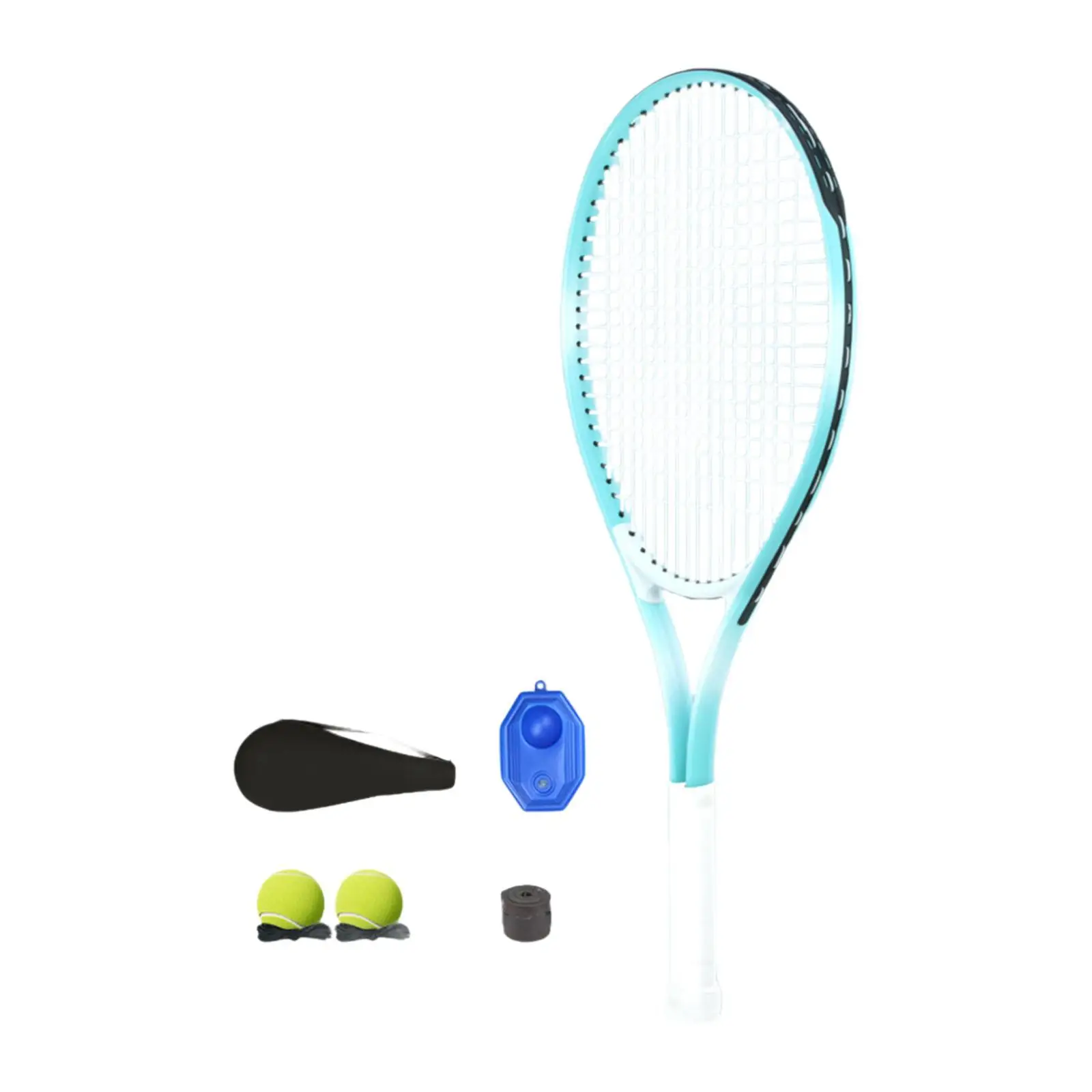Tennis Racquet Set Shockproof Tennis Training Tool for Park Beginners Indoor