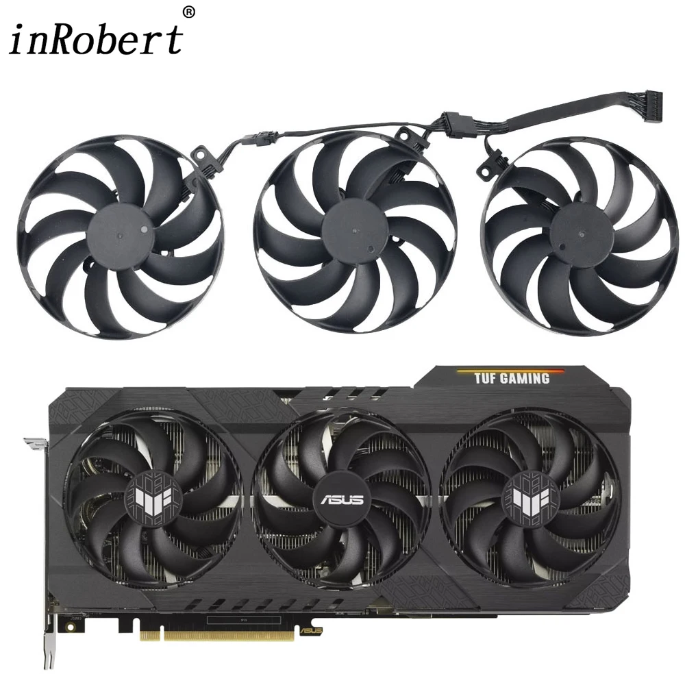 Nuovo 88Mm T129215Bu Sostituzione Ventola Di Raffreddamento Per Asus Tuf Rtx 3060 3060Ti 3070 3070Ti 3080 3080Ti 3090 Raffreddamento Scheda Video Graf