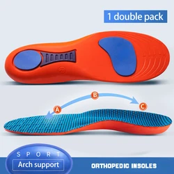 Enhanced Comfort Orthopedic Arch Support Insoles for Active Lifestyles (Orthopedic Orange)