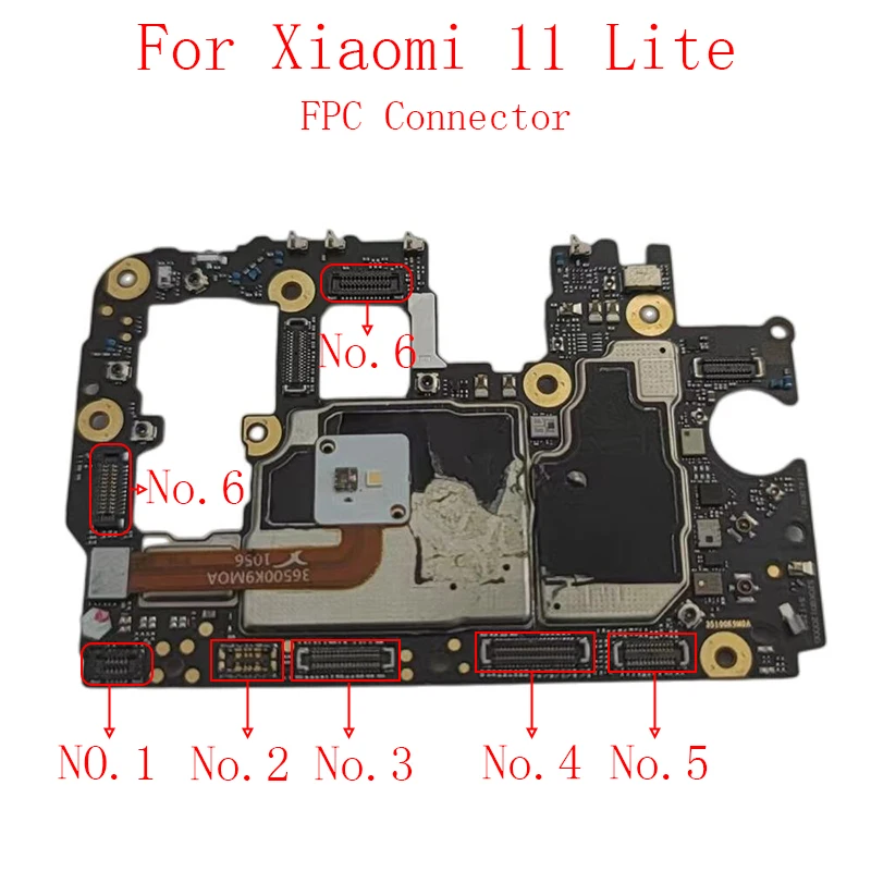 Battery LCD Display Screen FPC Connector For Xiaomi Mi 11 Lite 4G
