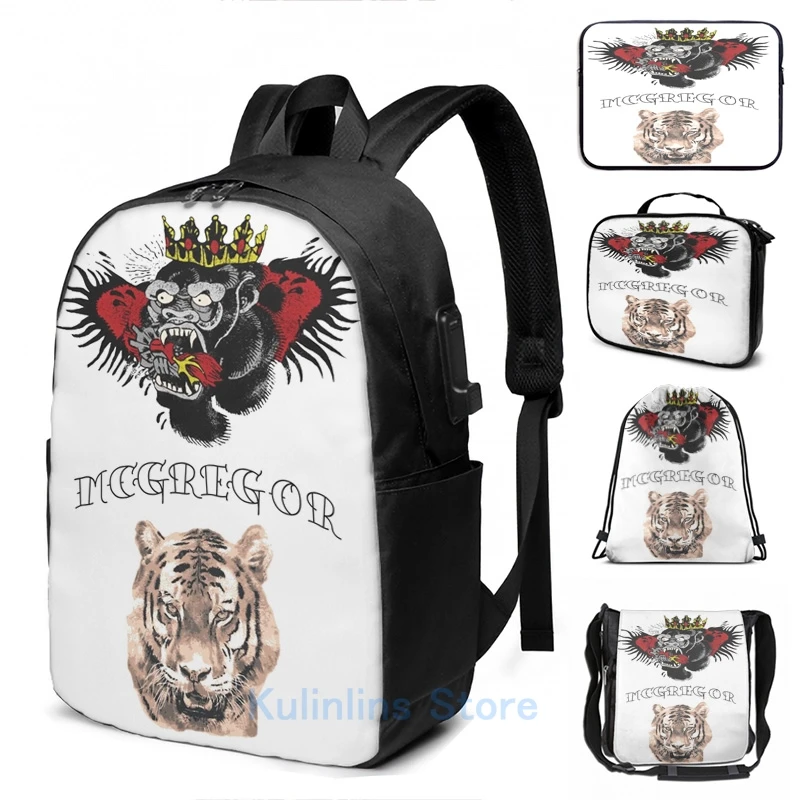 

Дорожный рюкзак mcgregor с usb-портом, школьный мужской и женский рюкзак для ноутбука и путешествий