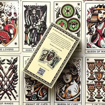 Tarocchi del tatuaggio: carte di inchiostro e intuizione Regalo perfetto per lo spirituale moderno Qual fan dell'oroscopi dell'astrologia metafisica
