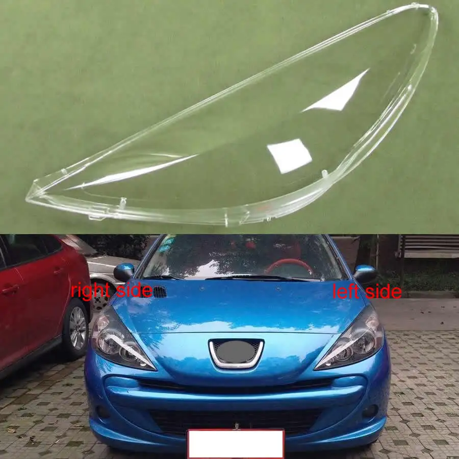 For Peugeot 207 2009 2010 2011 2012 2013 Transparent Lampshade Lamp Shade Front Headlight Cover For Peugeot 207 2009 2010 2011 2012 2013 Transparent Lampshade Lamp Shade Front Headlight Cover