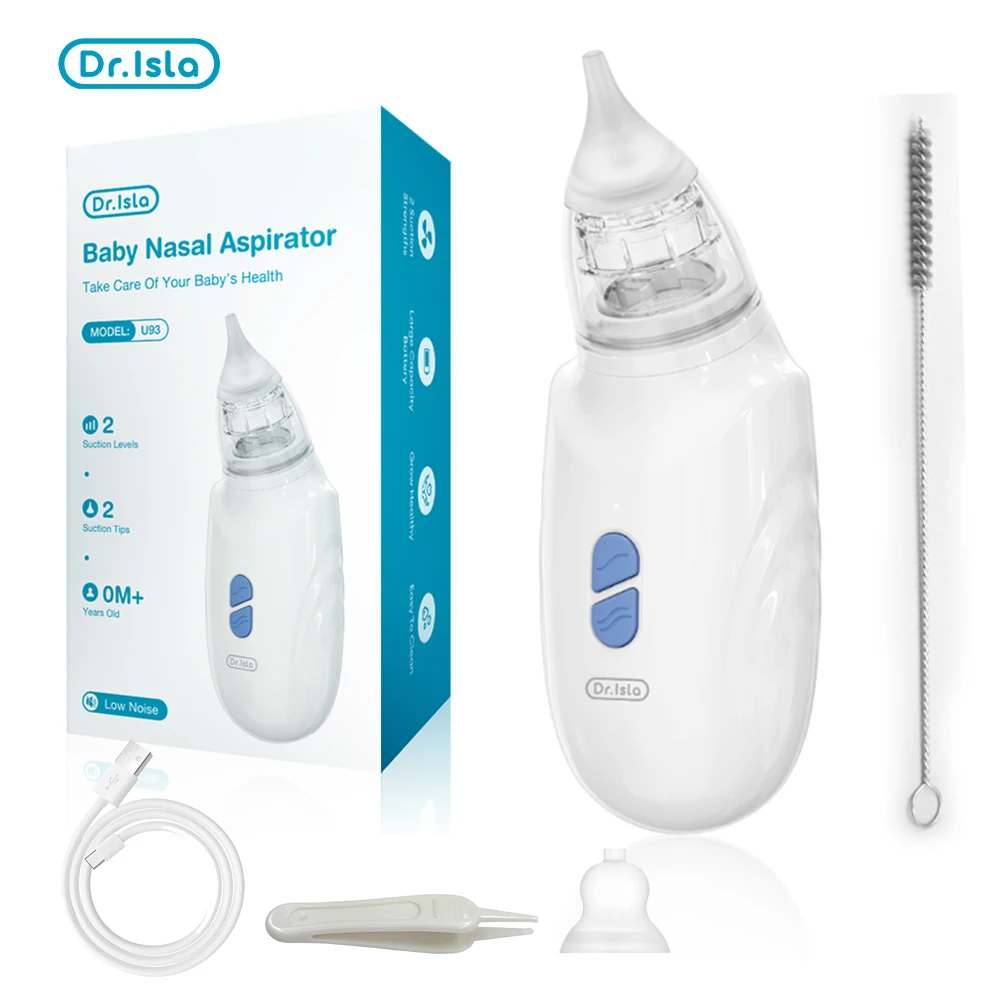 Nasal Aspirator Electric Silent Baby Obstruction Rhinitis Cleaner For Newborns BPA Free