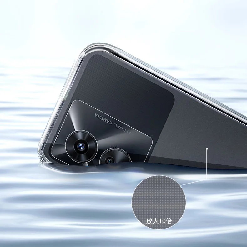 Luxury Ultra-Thin Clear Silicone Phone Case with 5G Lens Protection