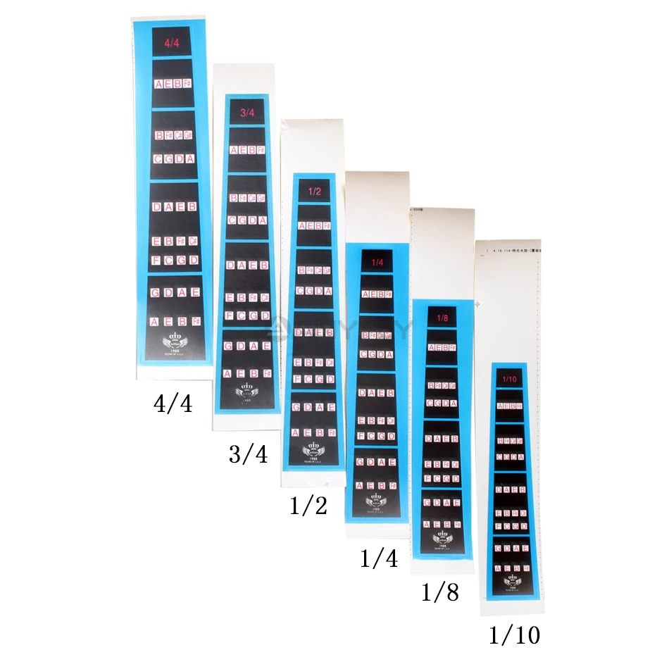 Violin 4/4 3/4 1/2 1/4 1/8 or 1/10 Practice Fiddle Finger Guide Sticker Fingerboard Fretboard Indicator Position Marker 1 Pcs