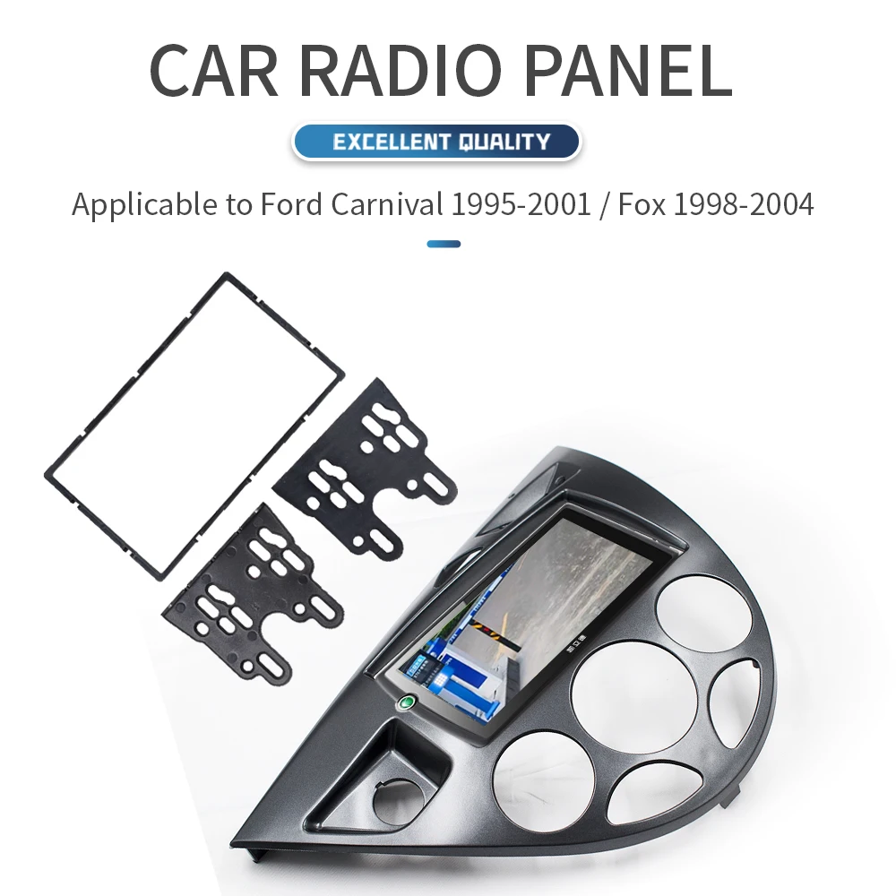 Pannello 2 Din Per Ford Focus Mk1 Fiesta Panel Dash Mount Kit Interni Car Radio Mount Surround