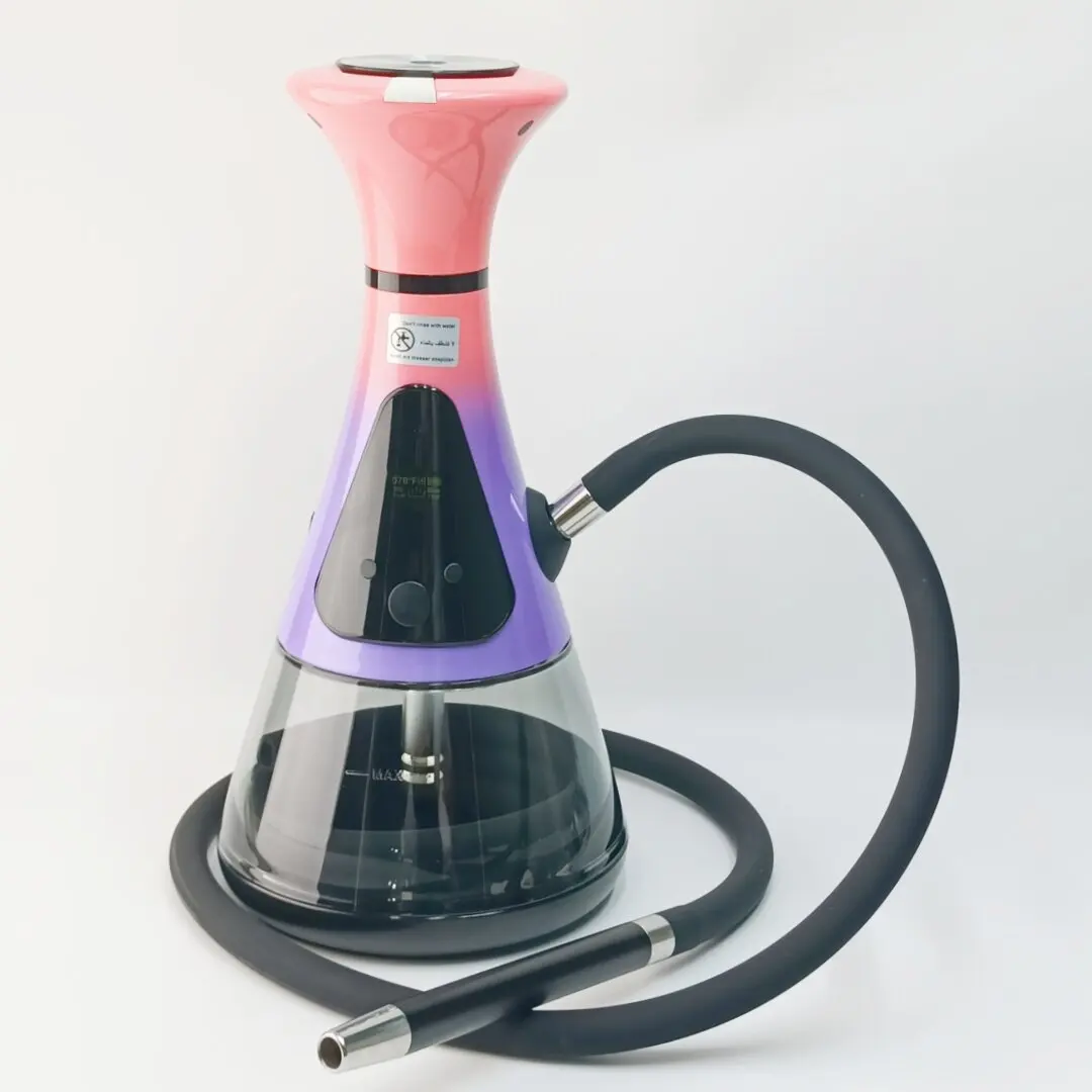 elfbar elfa kaufen 2025 Luxury Electronic High Quality Stainless Acrylic Hookah Shisha Set  Frosted Glass Hose Portable Electric Accessory-Boxed