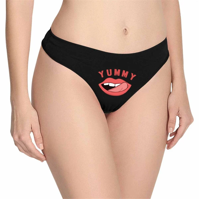 Oversize Underwear Sexy Panties for Women Yummy Lips Naughty Lips