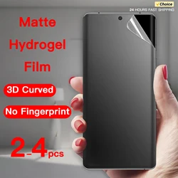 Premium Matte Hydrogel Screen Protector Film (2 - 4 Pack) - Superior Anti - Glare and Scratch Resistance - 4PCS Front Film