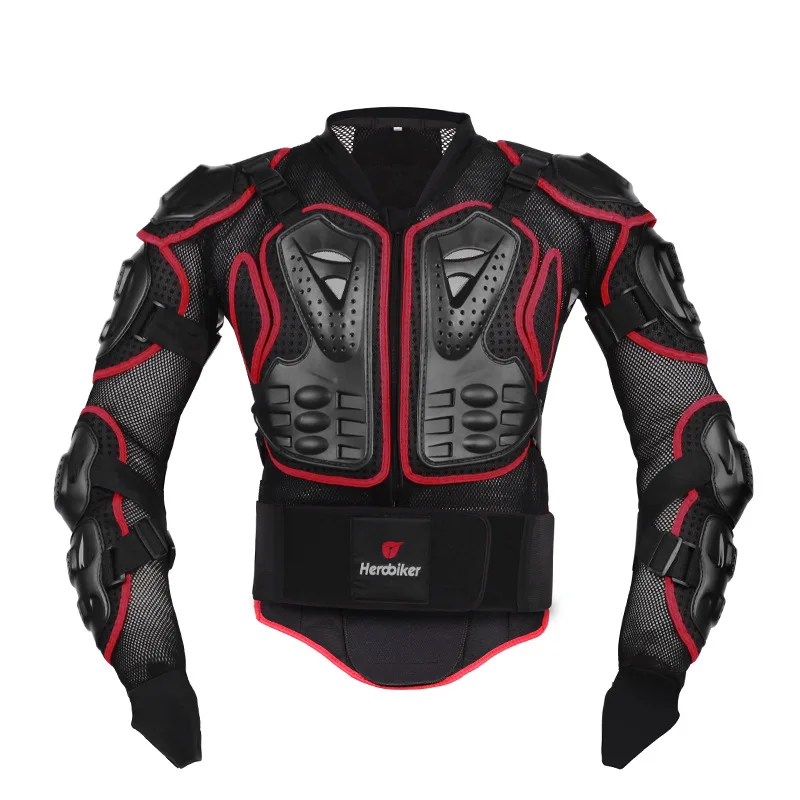 

Motorcycle Body Armor Full Body Jacket Protector Espalda Motocross Spine Armor Chest Elbow Back Waist Shoulder Protective Gears