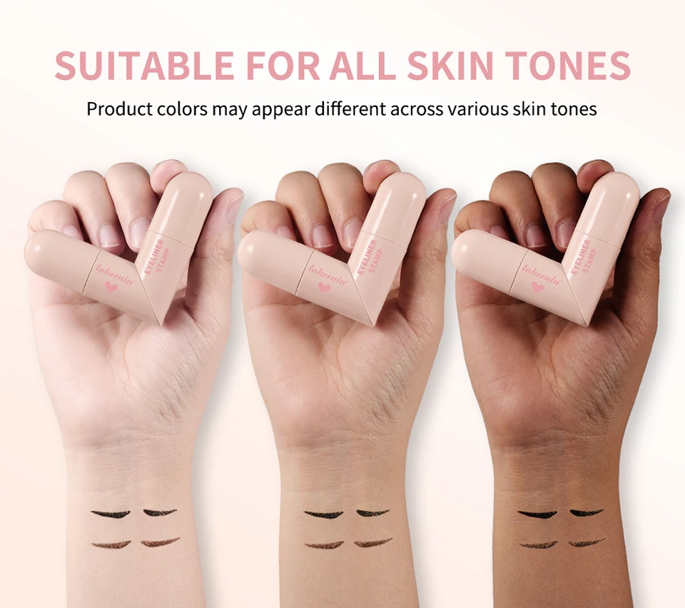 Lakerain Eyeliner Stamp Waterproof Fast Drying Precise Tip Liner_voghion.com