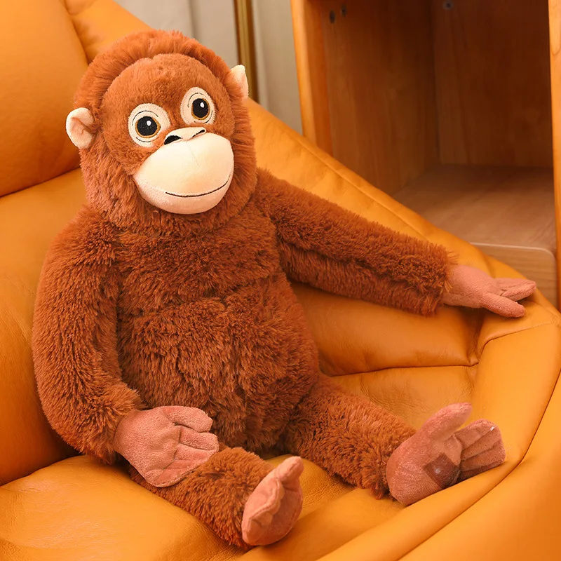 66cm Simulation Monkey Orangutan Doll Super Soft Stuffed Bag Animals Plush Toys Anime Cartoon Decor Boys Girls Birthday_voghion.com