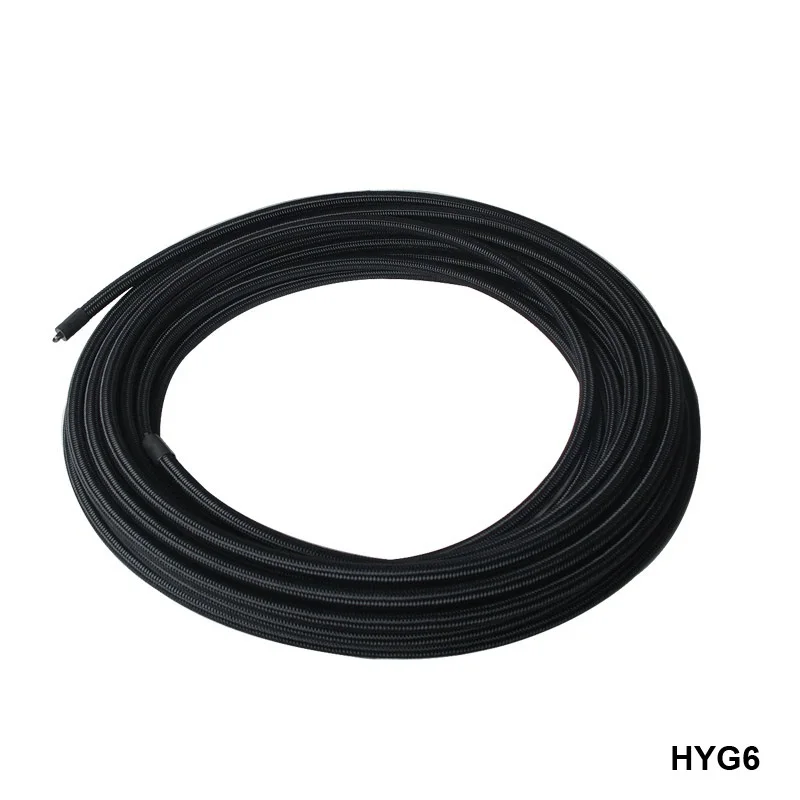 2013 very high quality-AN6 Cotton Over Braided Fuel / Oil Hose Pipe Tubing Light Weight, 30 Meters Roll TK-HYG6