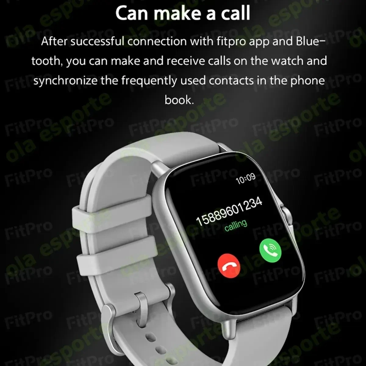 Women Gold Smart Watch Men Waterproof Bluetooth Wireless Call