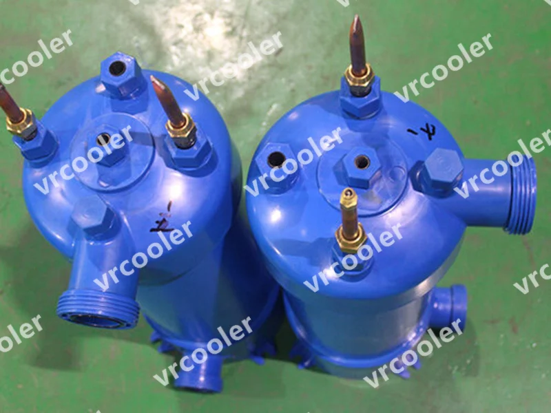 Seafood Tank Cooler Air Cooled Fish Tank Titanium Tube Heat Exchanger for Aquarium
