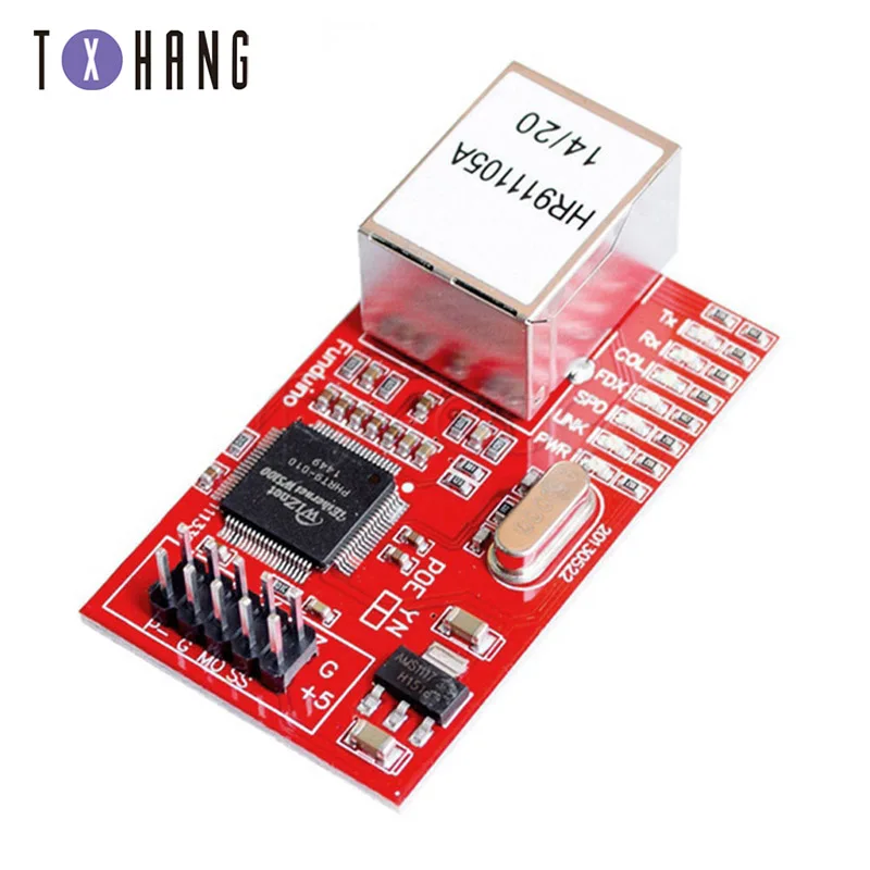 1 шт./лот TOP Mini W5100 LAN Ethernet щит сетевой модуль Плата лучшая mega 2560 diy Электроника