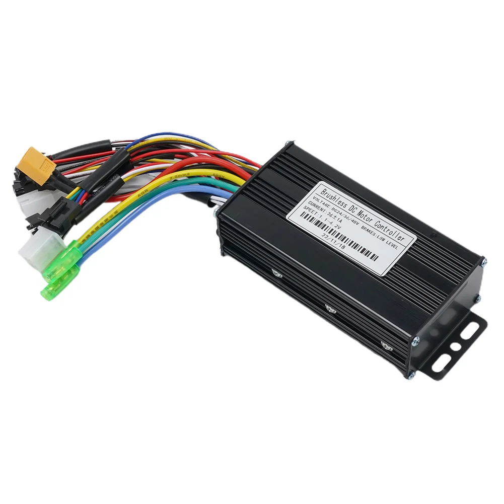 

Pratical Durable Outdoor Sports Ride Electric Bicycle Controller Brushless Controller Black 124*62*38 500-750W
