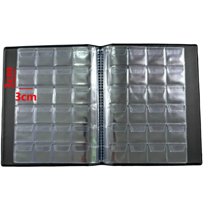 240/480 포켓 코인 컬렉션 북 기념 주화 주최자 보관을위한 10/20 페이지 코인 컬렉션 홀더 앨범 ?