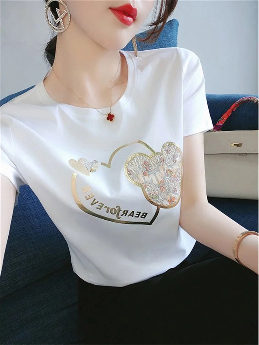

Women Spring Summer Style Blouses Shirts Lady Casual Short Sleeve O-Neck Blusas Tops ZZ1578