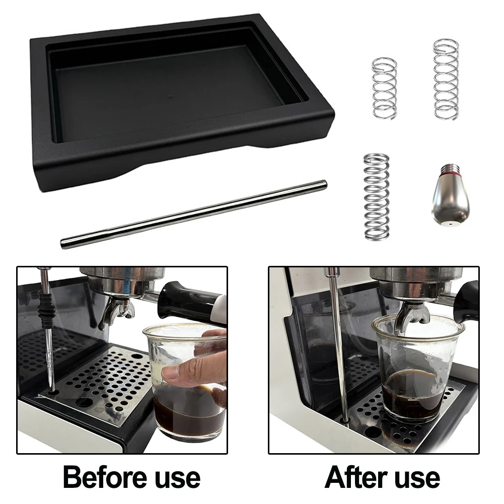 Gaggia Classic Pro Tropfschalen-Modifikationsset – Low-Profile + 6/9/12 Bar OPV-Federn (5-teilig)
