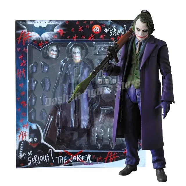 Mafex The Joker Ver.2.0 Action Figure Dark Knight Figurine Movable