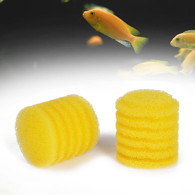 Yellow Aquarium Fish Tank Filter Built In Filter Element Filter Cotton Core Sponge Replacement Cotton Core Water Pump Filter – Detail 13