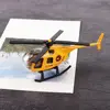 1Pcs New Children Helicopter Toy Alloy Airplane Model Simulation Metal Flying Model Toy Sound and Light Kids Gift 2