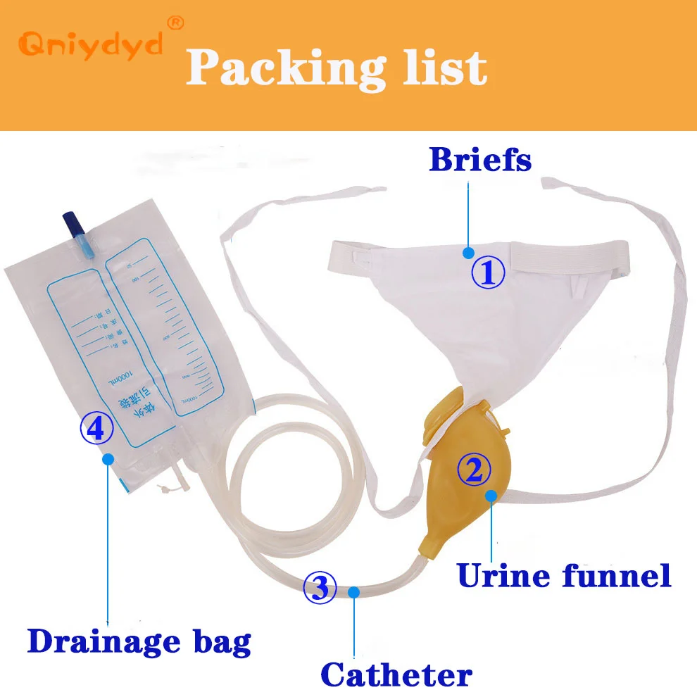 Urinal Collector Portable Reusable for Male and Female Urine Bag Urinal Urinary Incontinence Care urine collection bag