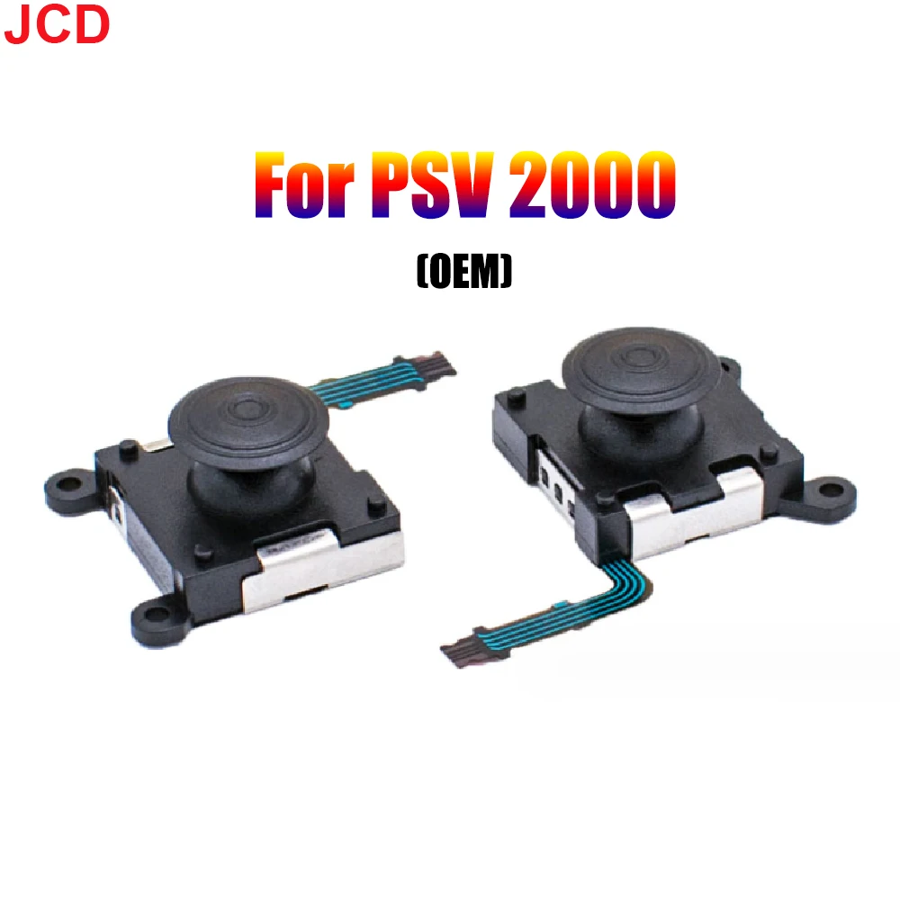 

JCD 1pcs For PS Vita 2000 PSV 2000 Analog Joystick 3D Stick Button Rocker Left Right Analog Thumbstick Rocker Module Replacement