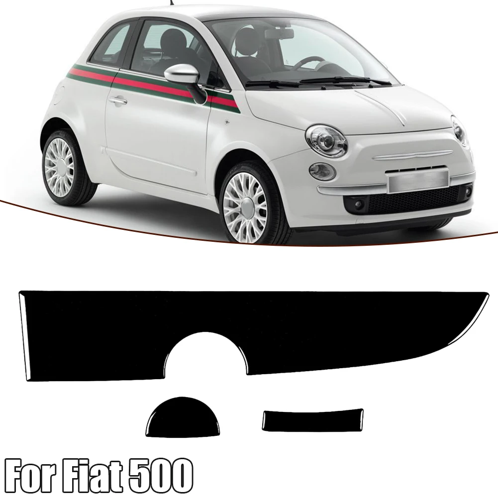 

Наклейка на панель перчаточного ящика для Fiat 500, декоративные молдинги для салона автомобиля, аксессуары для украшения панели перчаток