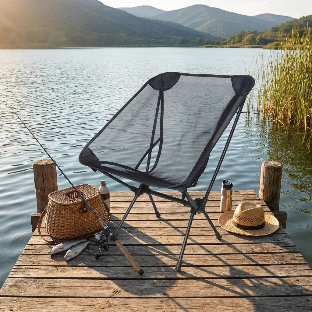  slider image of Portable Breathable Moon Chair