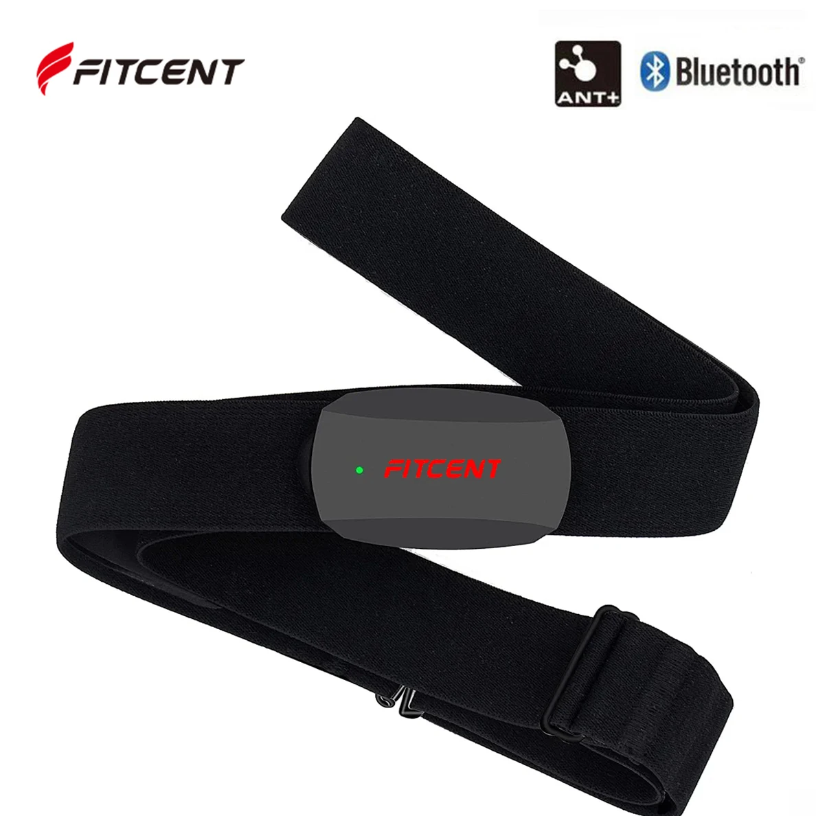 

Heart Rate Monitor Chest Strap Bluetooth 5.0 ANT+ IP67 Waterproof Heart Rate Sensor Belt Real-Time Heart Rate Data and Runninng