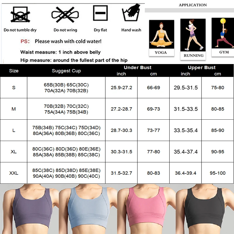 Syrokan Women Sport Bras High Impact Front Zipper Full Coverage Non Padded  Minimize Shock Cross Back Support Workout Bra - AliExpress