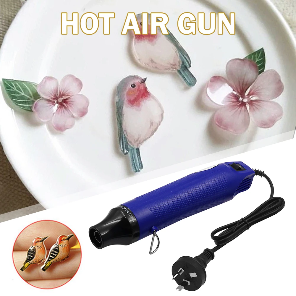 300W Electric Mini Handheld Heat Gun 1m Long Cable AU Plug 220V Tiny Hot Air Gun Kit For DIY Shrink Tubing Rubber Stamp