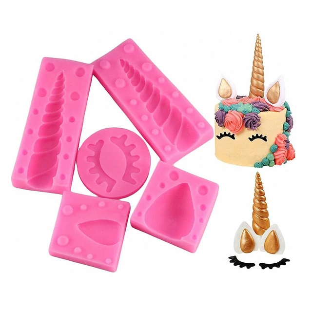 Stampo Silicone Unicorno - Per Fondente, Cioccolato, 5x5 Cm, Riutilizzabile, Atossico - Foto 2