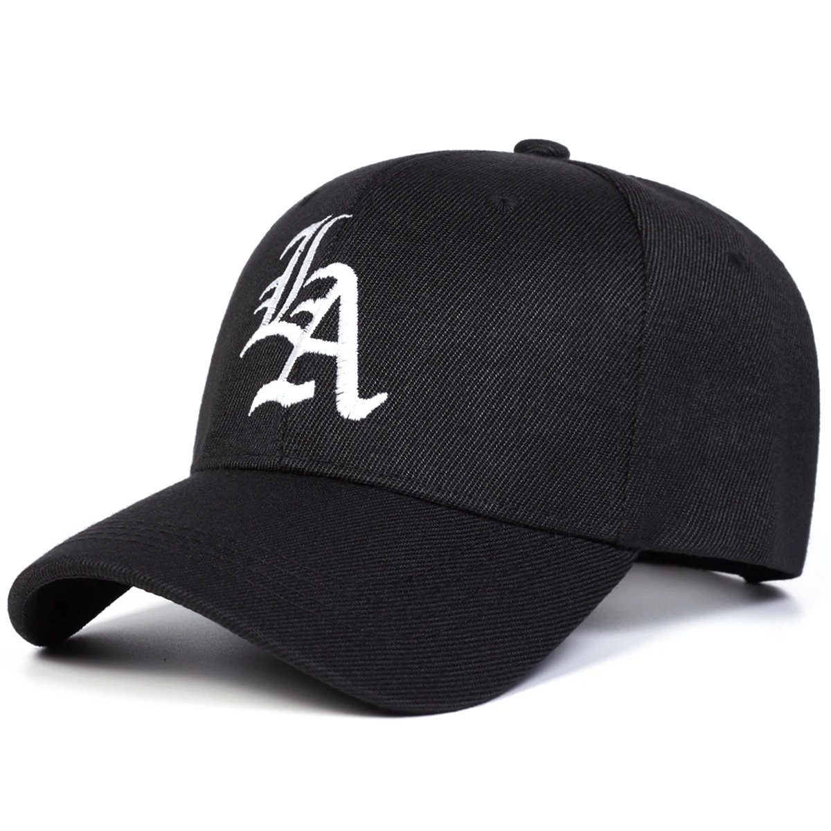Unisex Gothic LA Embroidery Baseball Caps Spring Autumn Outdoor Adjustable Casual Hats Sunscreen Hat Sports Cap