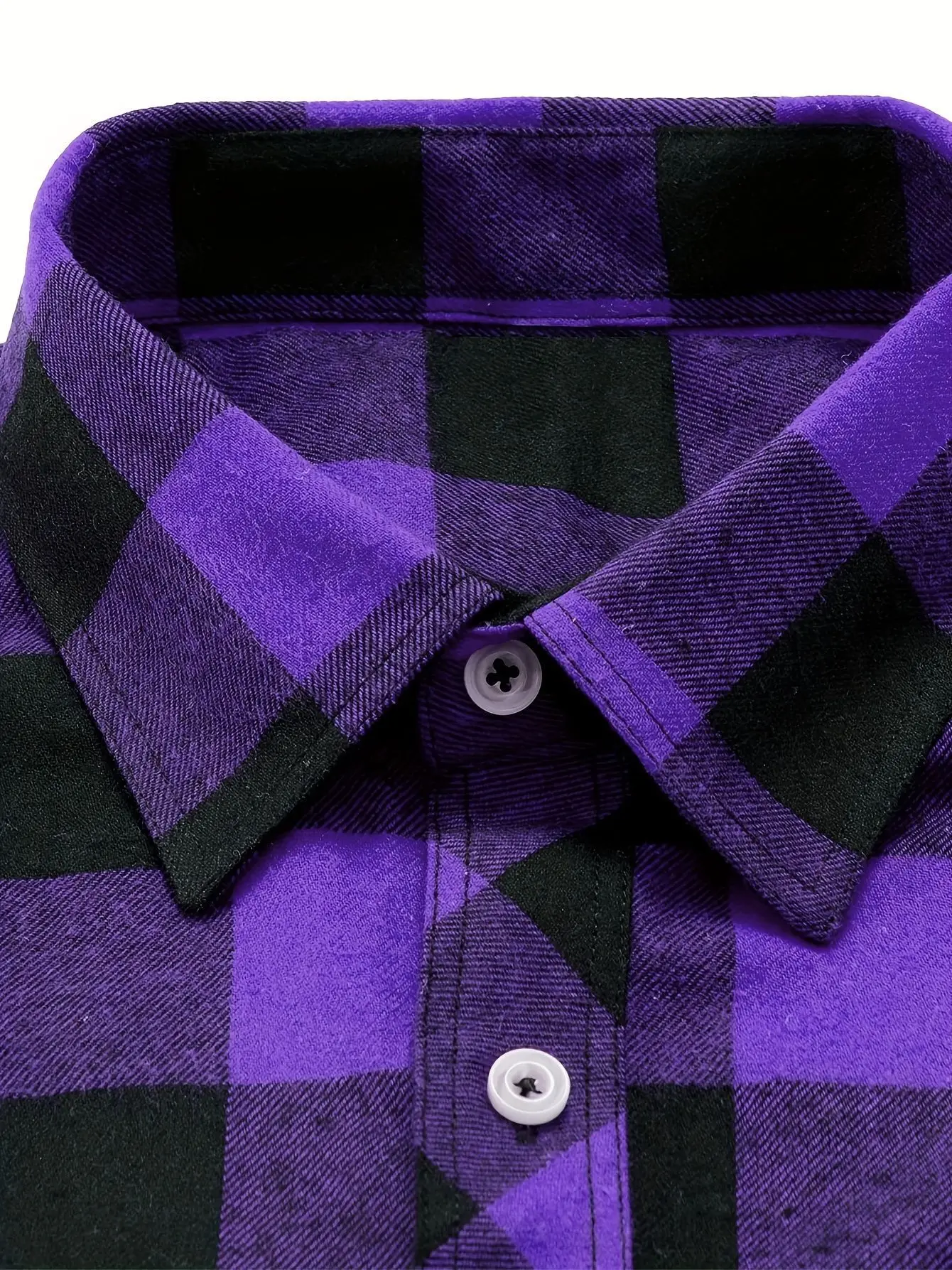 قميص رجالي كاروهات للربيع والخريف بأكمام طويلة من الفلانيل، قميص عصري من مزيج القطن، قميص كاجوال للشارع والأنشطة الخارجية