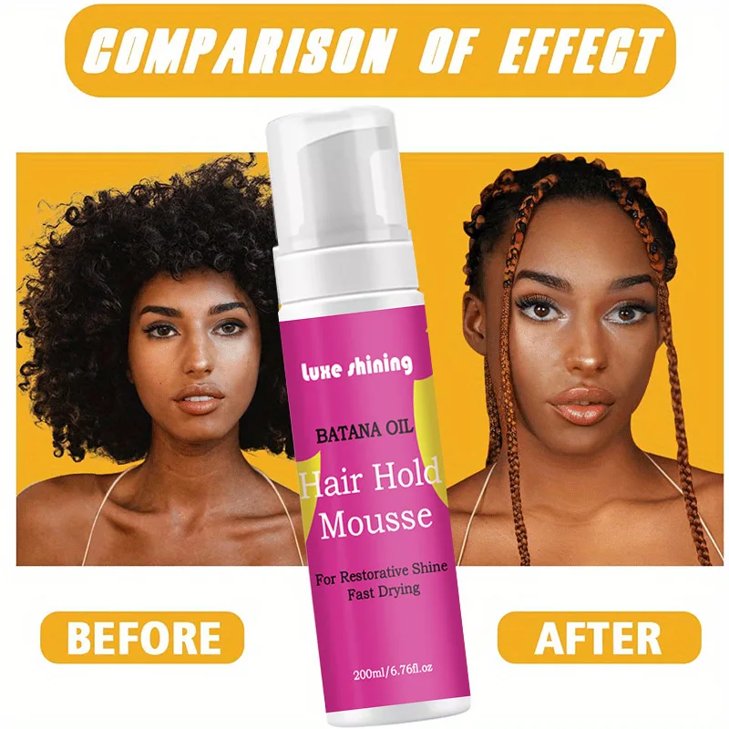 BATANA OIL Curl Mousse Styling Curly hair Mousse Styling Hair foam mousse