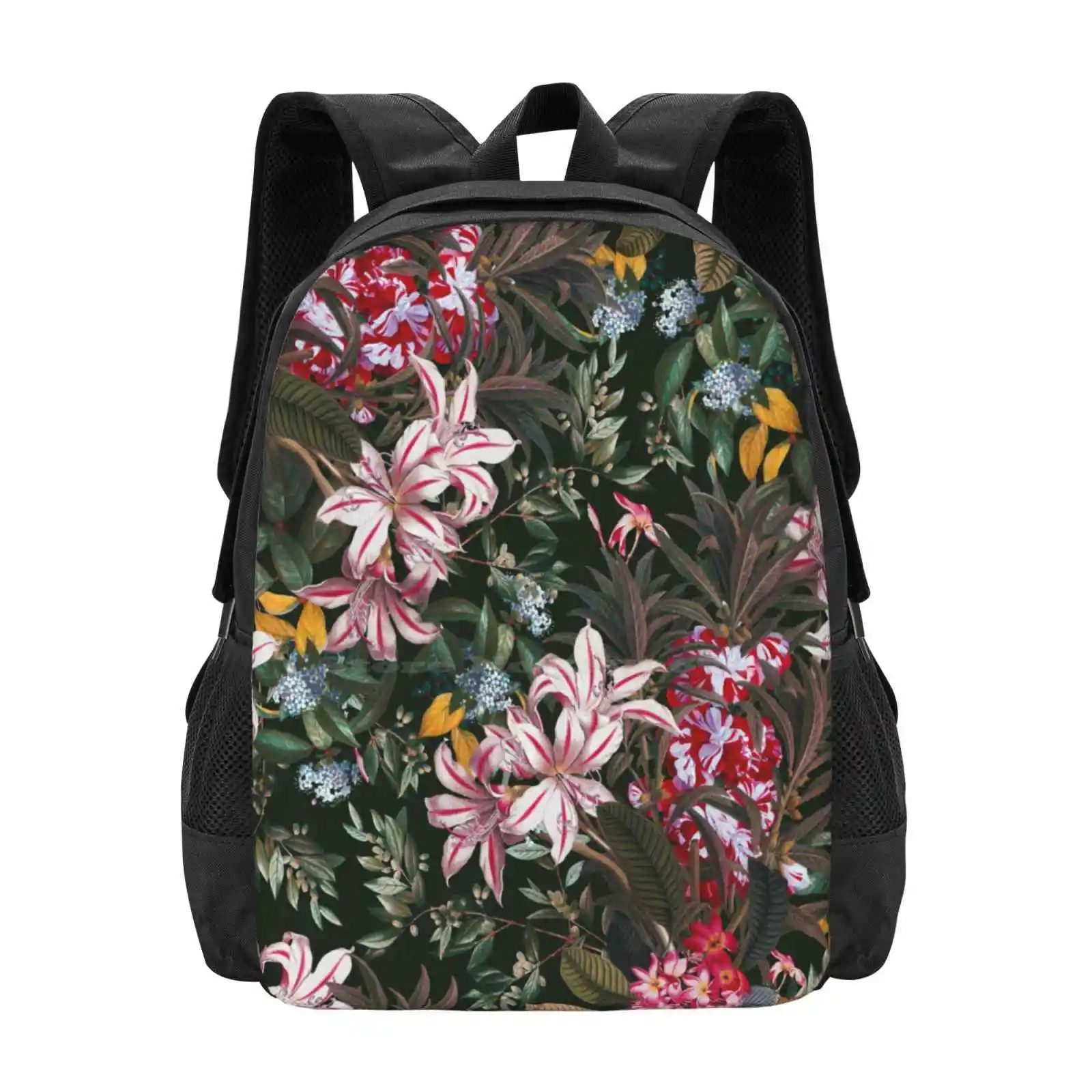 

Рюкзаки для девочек-подростков с полуночным садом Xxiii, дорожные сумки с цветочным садом, лесами, джунглями, тропическими растениями, экзотическими