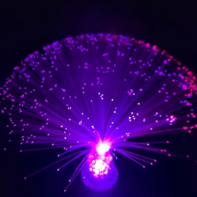 Multicolor Fiber Optic Lamp USB Starry Sky Light LED Luminous Desktop Light Creative Holiday Decoration Camping Atmosphere Lamp fiber optic lamp
