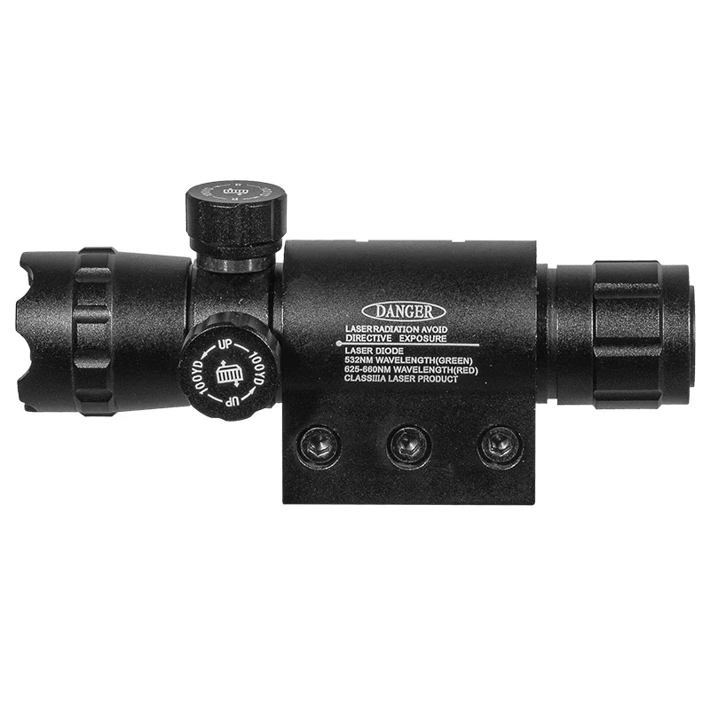 Laser Pointer Pen Green Laser Adjustable Up And Down Left Right Infrared Set Sight Calibrator Hand-adjusted Pointer