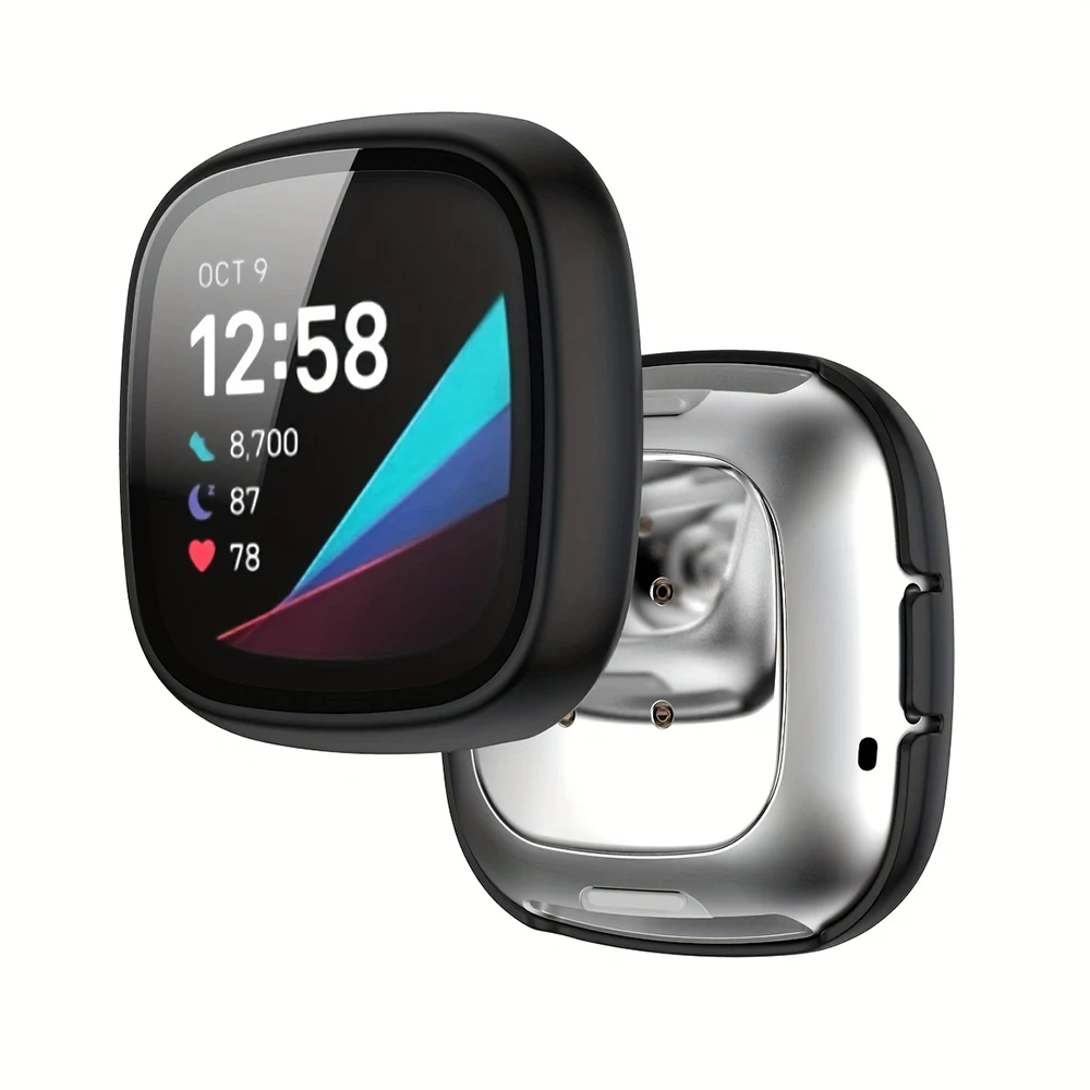 Glass+Case Full Protective Hard Matte Bumper Shell with Screen Protector
