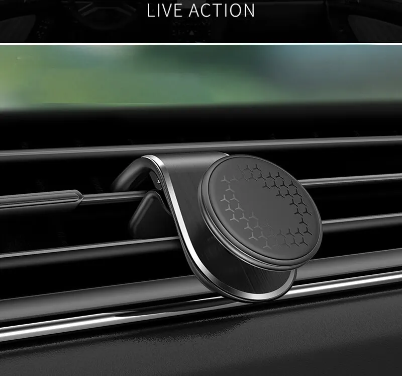Magnetic Car Phone Holder Stand Air Vent Magnet Car Mount GPS Smartphone Mobile Support