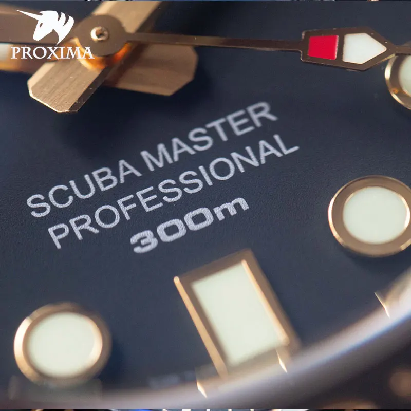 Proxima Dive Mechanical Watch Men Automatic Watches Ceramic Bezel PT5000 Luminous Watches Men Sapphire 30Bar Diver Watch Men