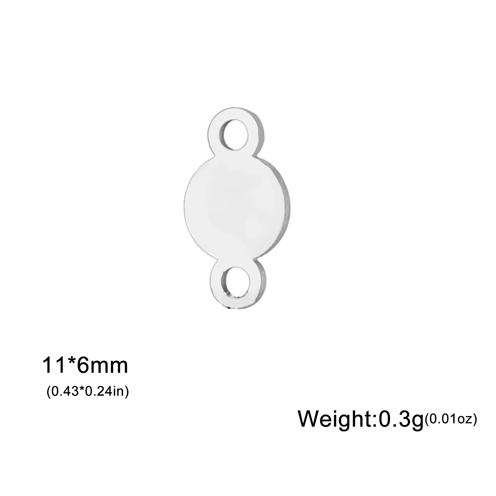 5 stücke Edelstahl Runde Charms Für Schmuck Machen Anschlüsse Diy Halskette Ohrring Geometrische Anhänger Zubehör Großhandel – Detail 9